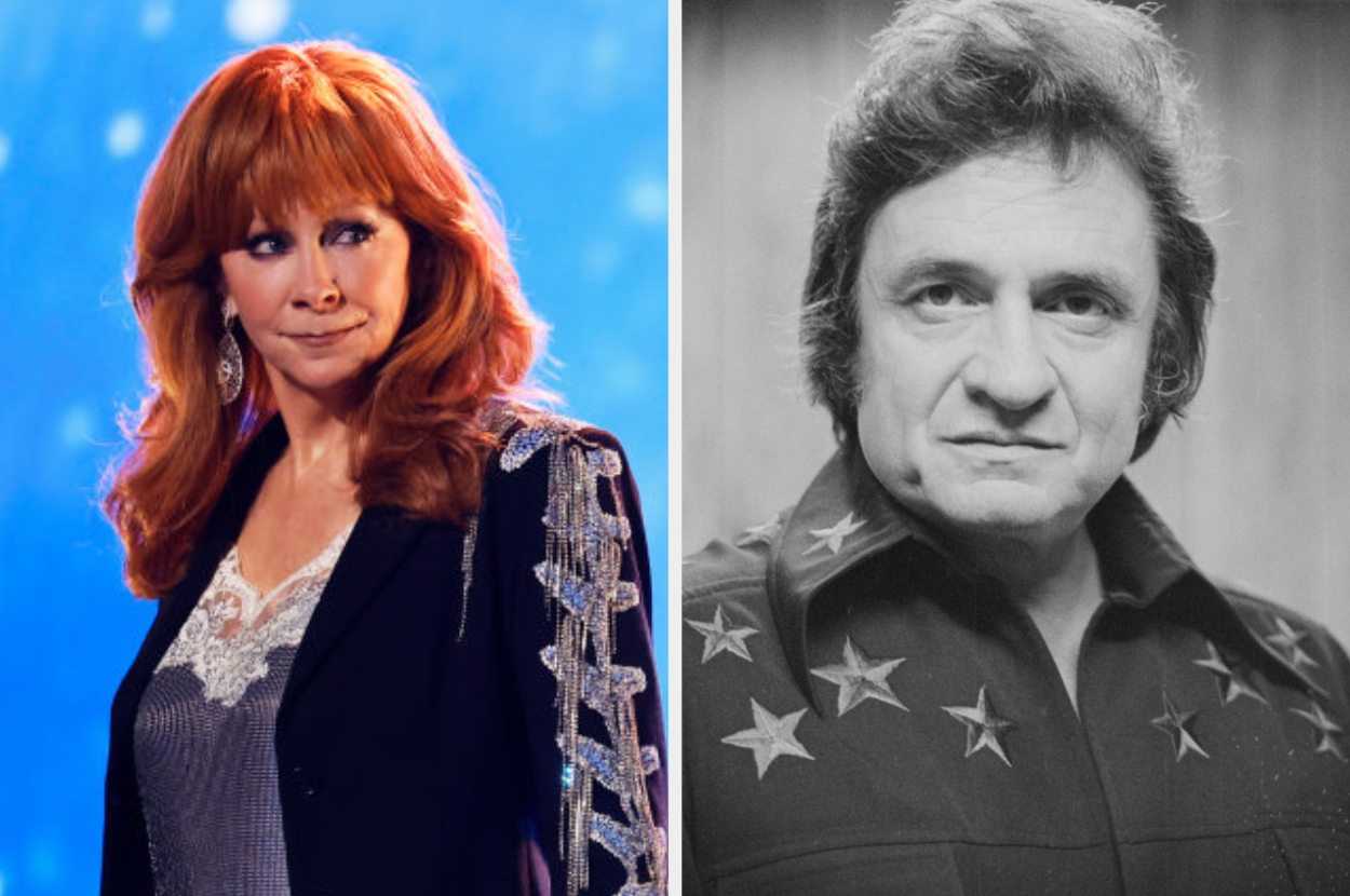 Two individuals side by side: one wearing a sparkling jacket, the other in a star-patterned shirt