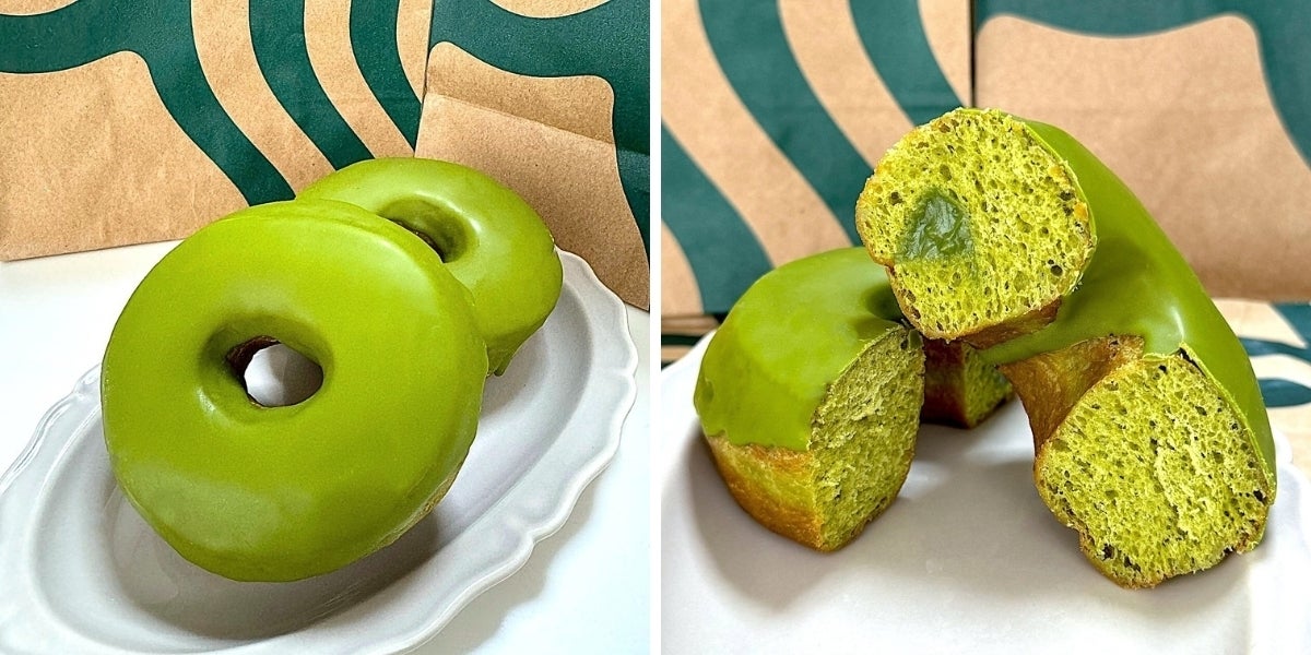 スタバ】ミスドより好きかも…！抹茶づくしの「ご褒美ドーナツ