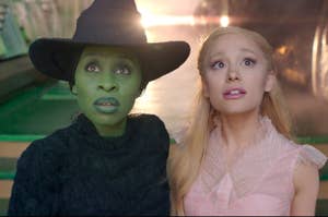 Cynthia Erivo and Ariana Grande in "Wicked."
