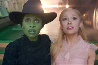 Cynthia Erivo and Ariana Grande in 