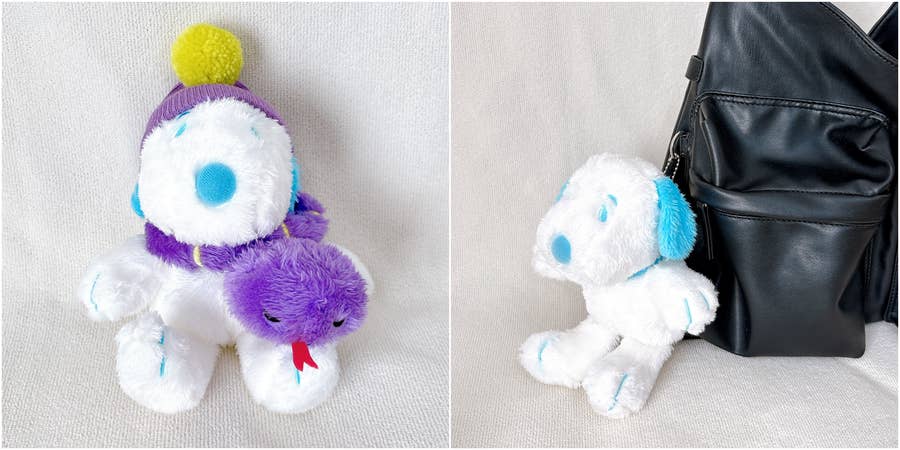 ローソン巳スヌーピーぬいぐるみポーチ　ヘビ SNOOPY 2025 巳スヌーピーのぬいぐるみポーチ BOOK ＜ローソン
