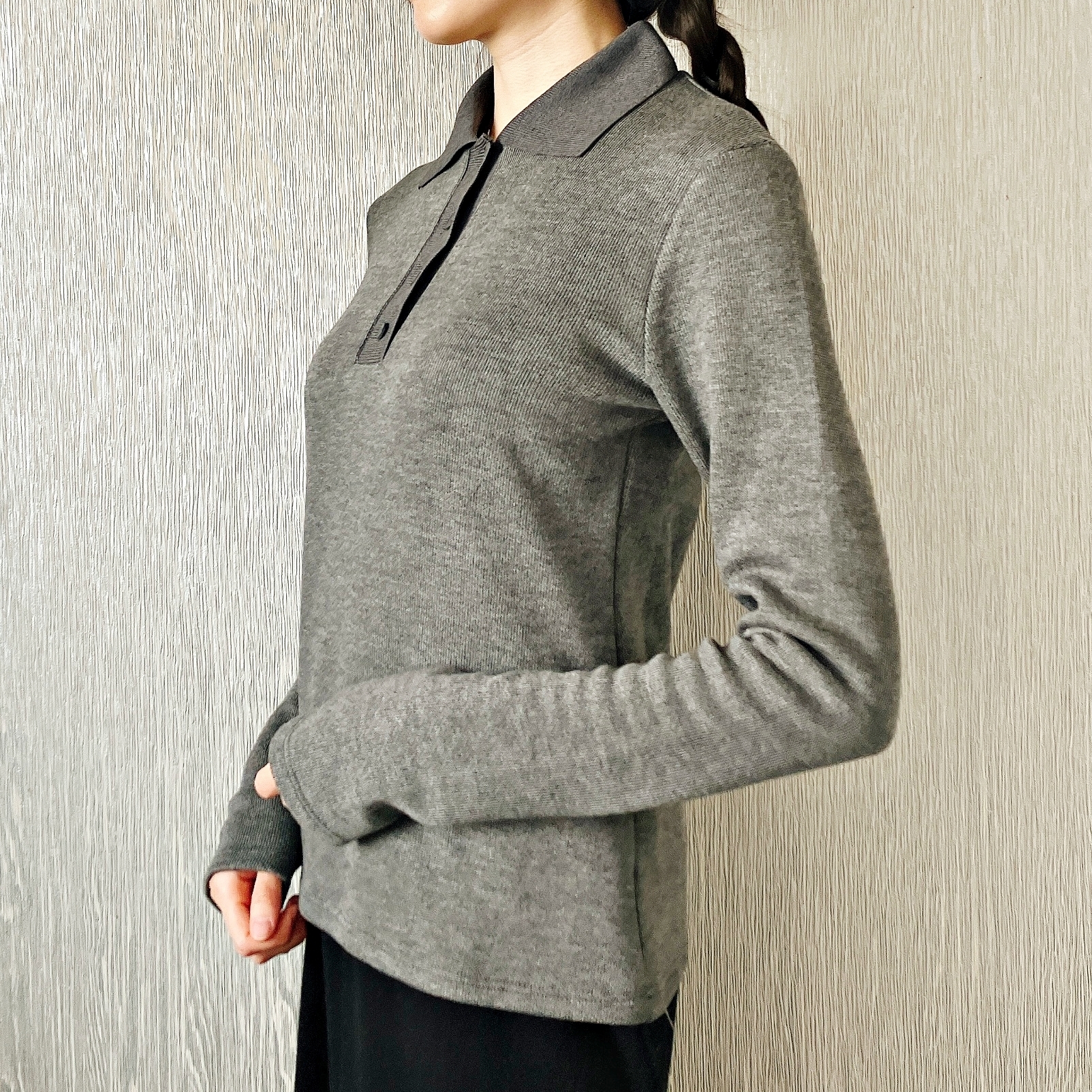 S2　タグ付き新品　ZARA　ニット　ポロトップス ZARAセール】これは買いです！3990円→2290円の「楽ちんトップス