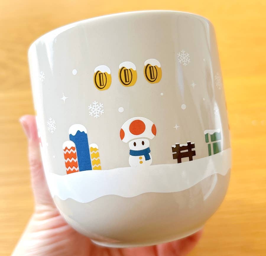 これゲーム化してほしいわ…！スーパーマリオの「ぽってりマグカップ 
