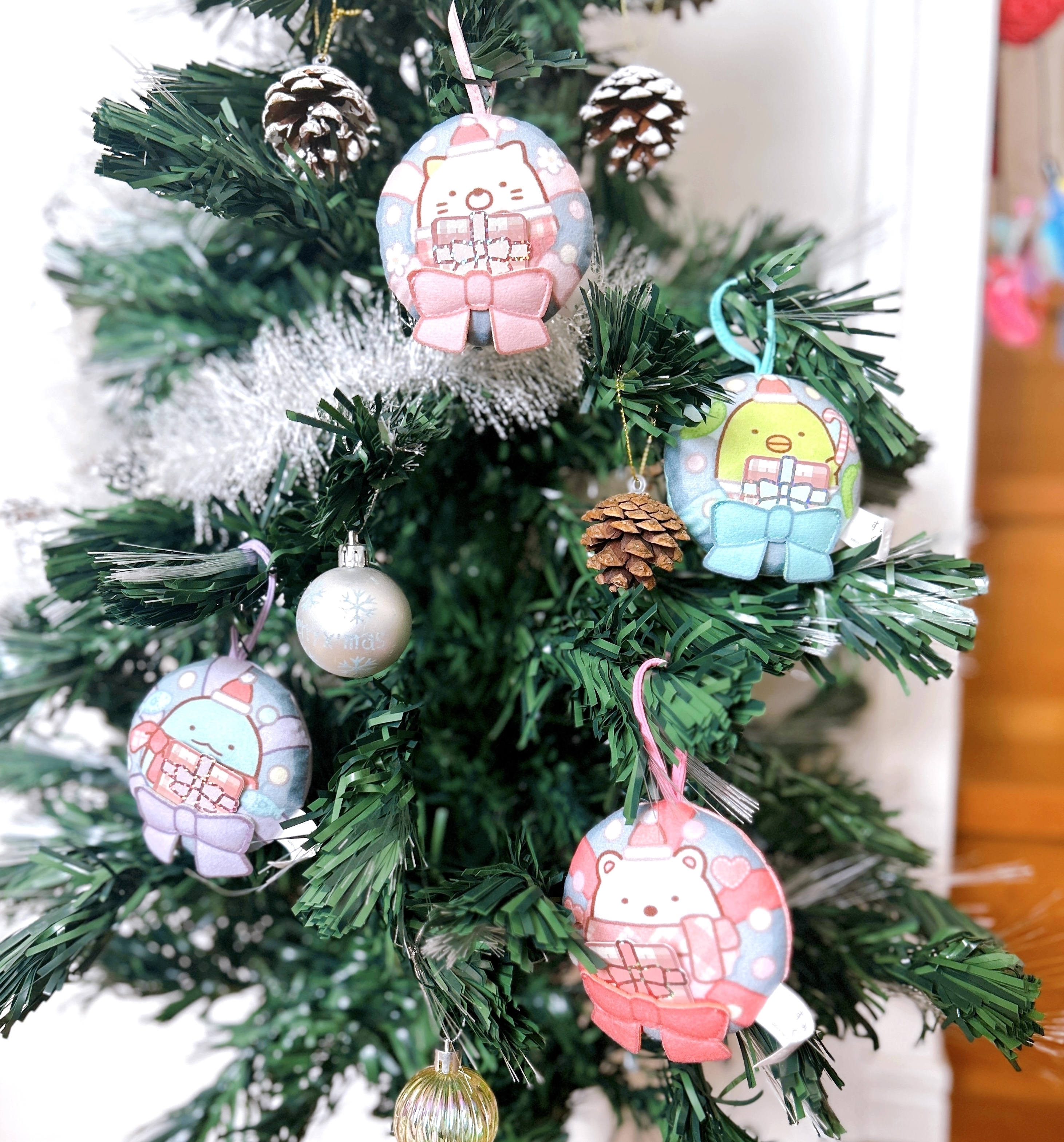 激レア】ハローキティ ライト付きクリスマスツリー Lサイズ おしく