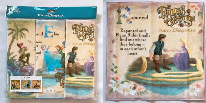 ディズニーシーで見つけた「ミニタオルセット」が素敵！くすみカラーが