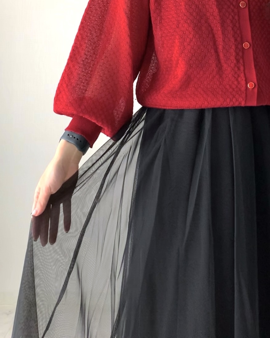 GU「チュールフレアスカートZ+E」