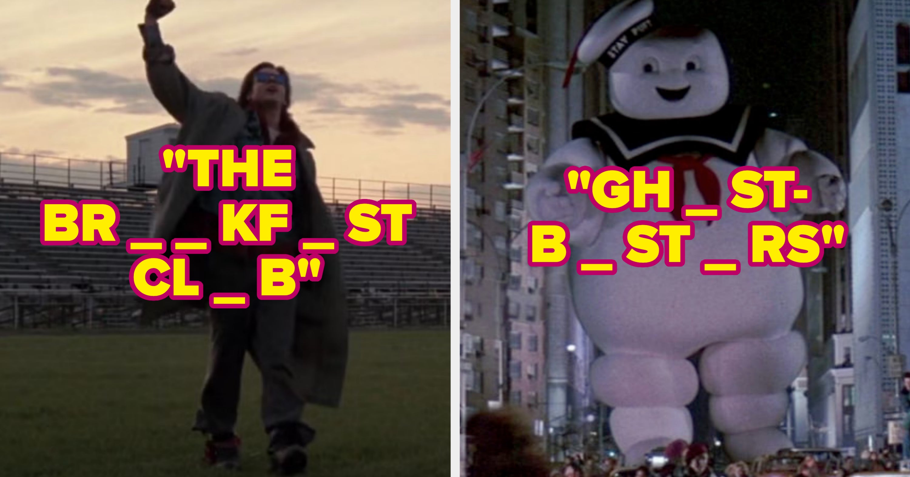 If Anyone Can Guess 12/15 Of These '80s Film Titles With The Vowels Removed, They're A Movie Genius
