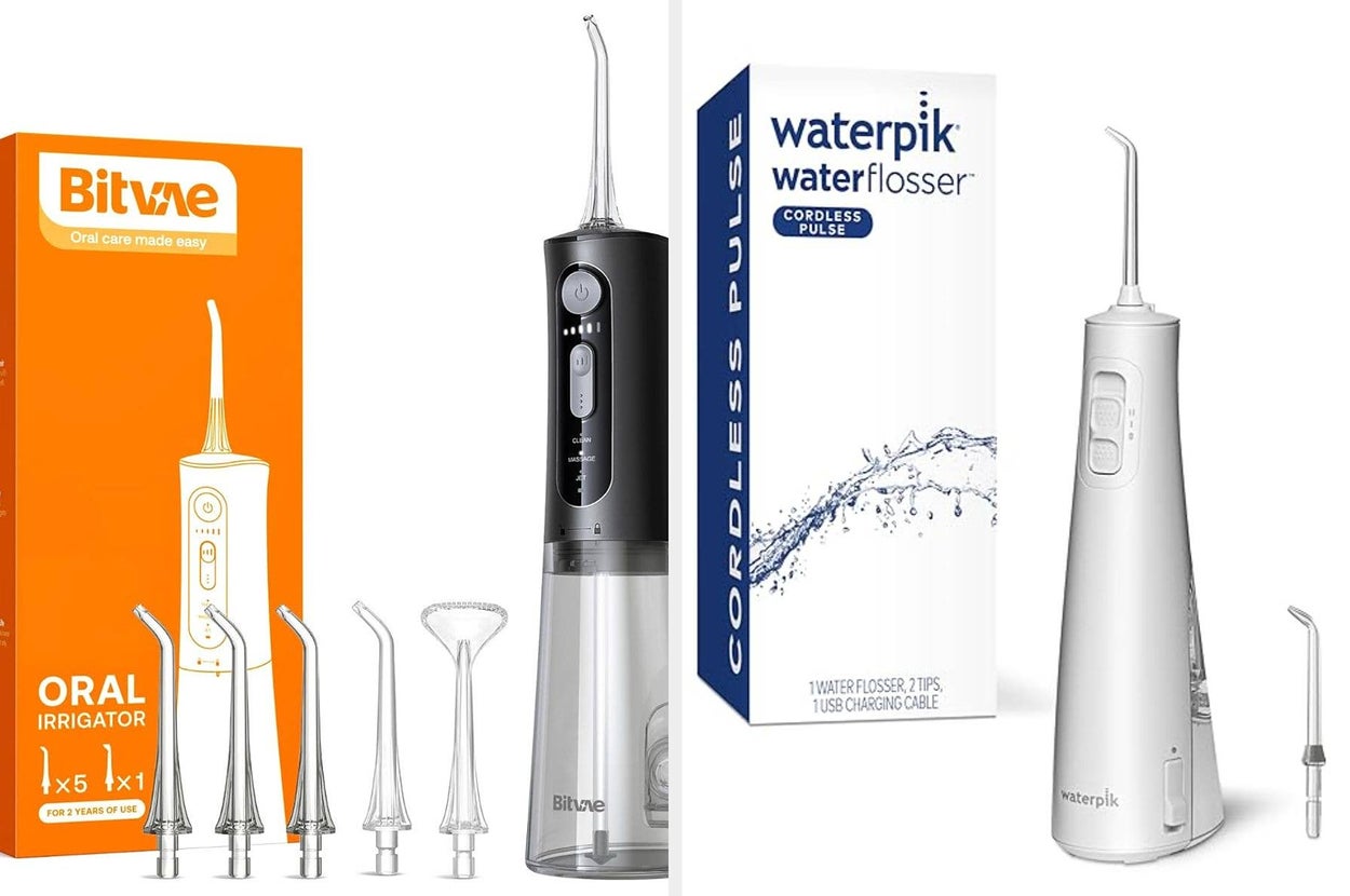 9 Space-Saving Water Flossers To Use At Home Or On The Road