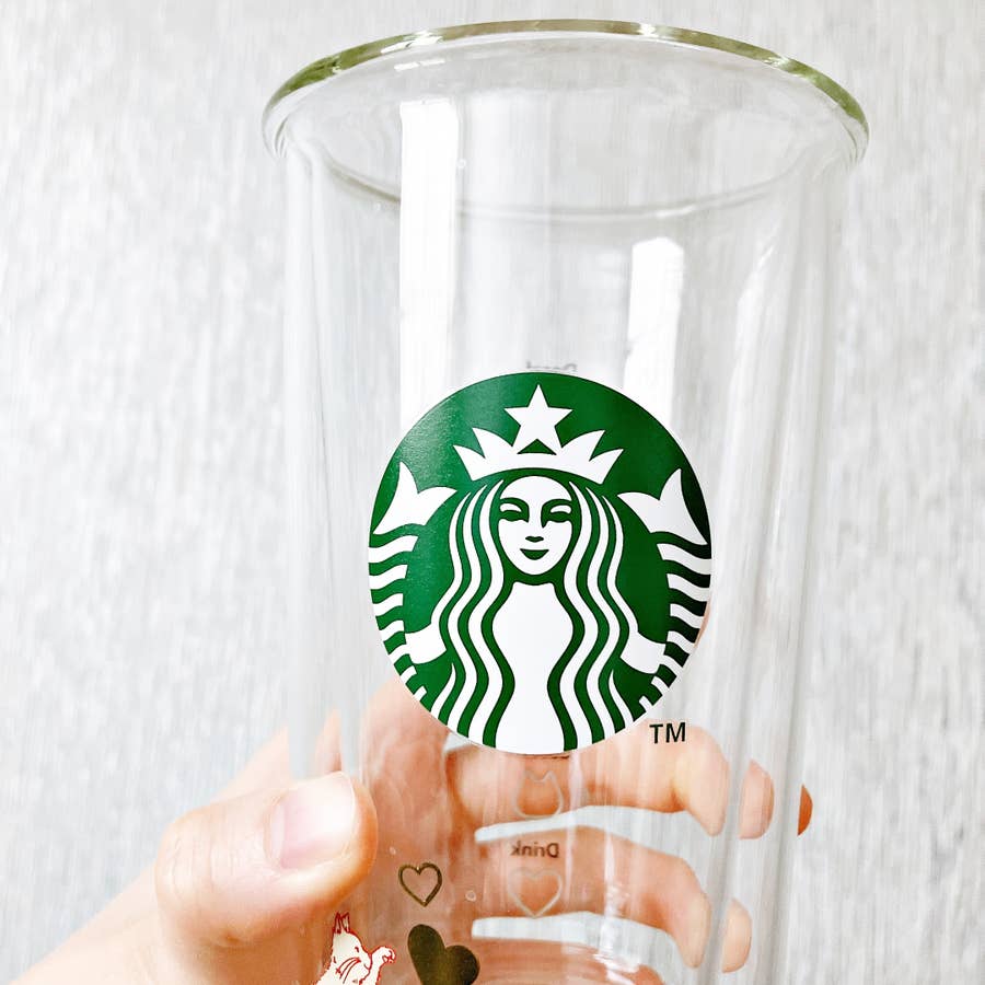 スターバックス バレンタイン2025耐熱ダブルウォールグラス355ml 2個 