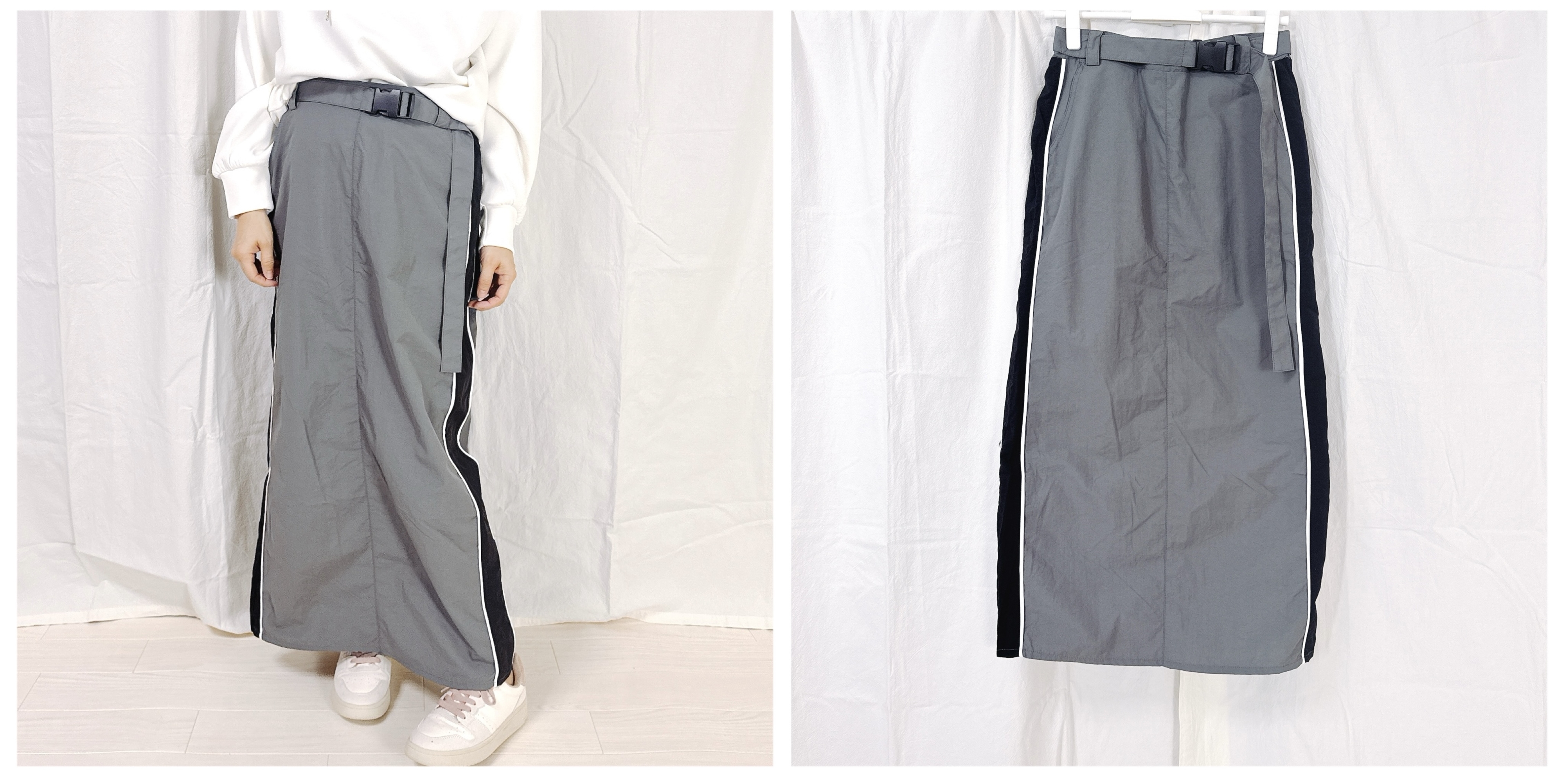 しまむら】1969円の「楽ちんスカート」が今っぽデザインでオシャレ