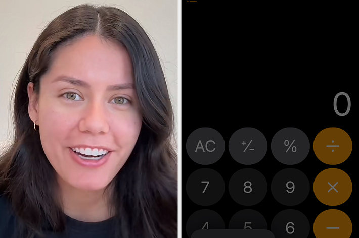 女性がカメラの方を見て微笑んでいる。上部に「INTERNATIONAL TRAVEL」「iPhone tip」と表示されている。