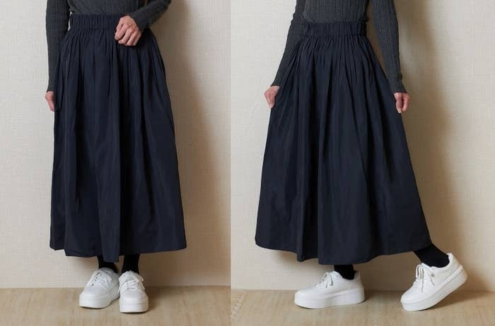 ユニクロの「ボリュームギャザースカート」