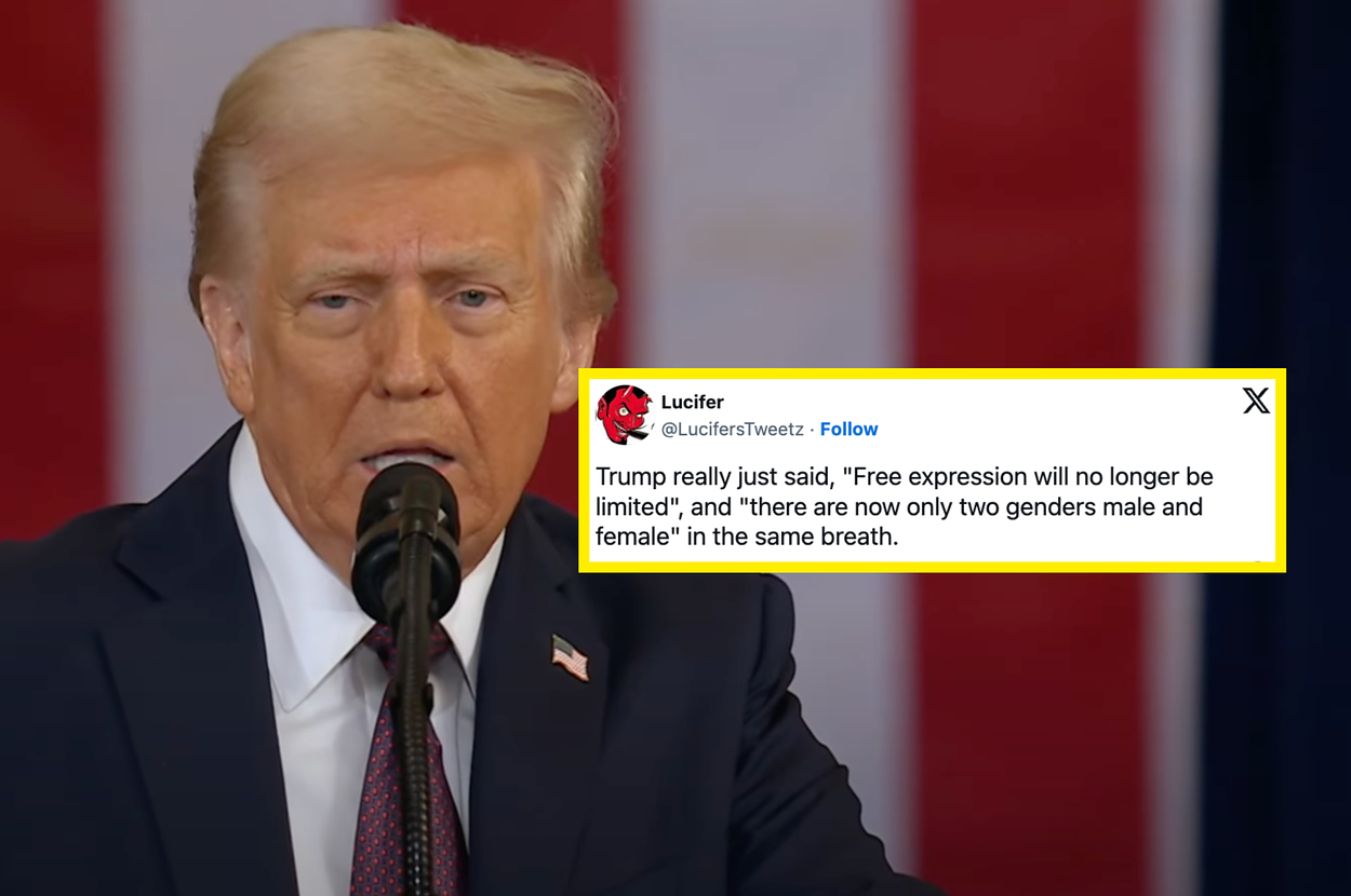 Donald Trump Signed An Executive Order Proclaiming That There Are Only "Two Sexes," And The Internet Is Calling Out The Hypocrisy