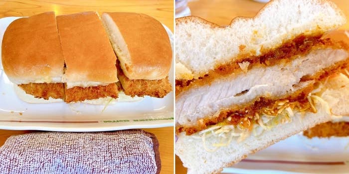 コメダ珈琲店のオススメメニュー「カツカリーパン」ボリュームたっぷりでピリ辛な味が大人気