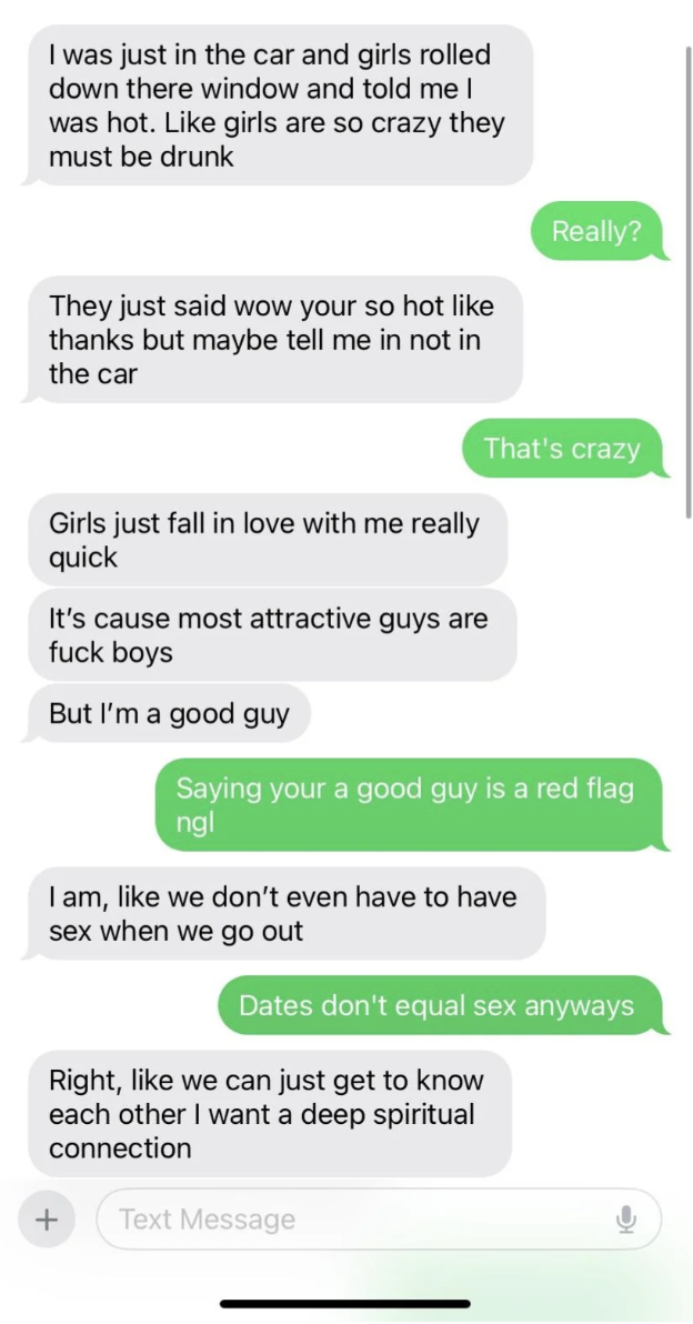 A substance   speech   wherever  1  idiosyncratic   insists girls rapidly  autumn  successful  emotion  with them portion    the different   idiosyncratic   suggests modesty and challenges assumptions astir  relationships