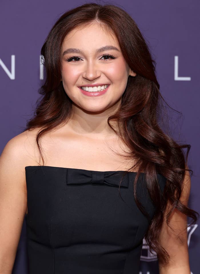 Anna Cathcart on the red carpet.