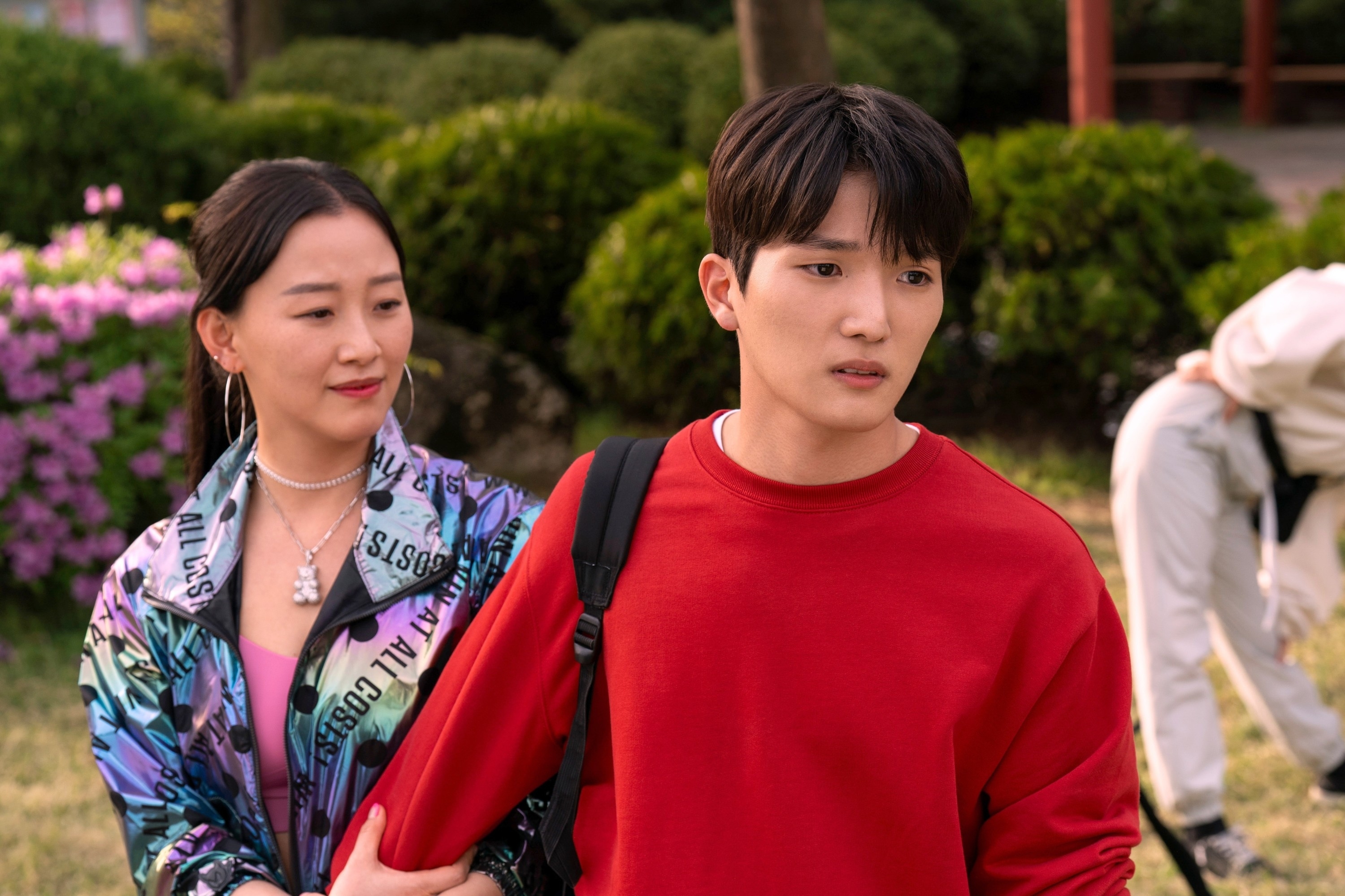 Gia Kim and Minyeong Choi in Season 1 of &quot;XO, Kitty.&quot;