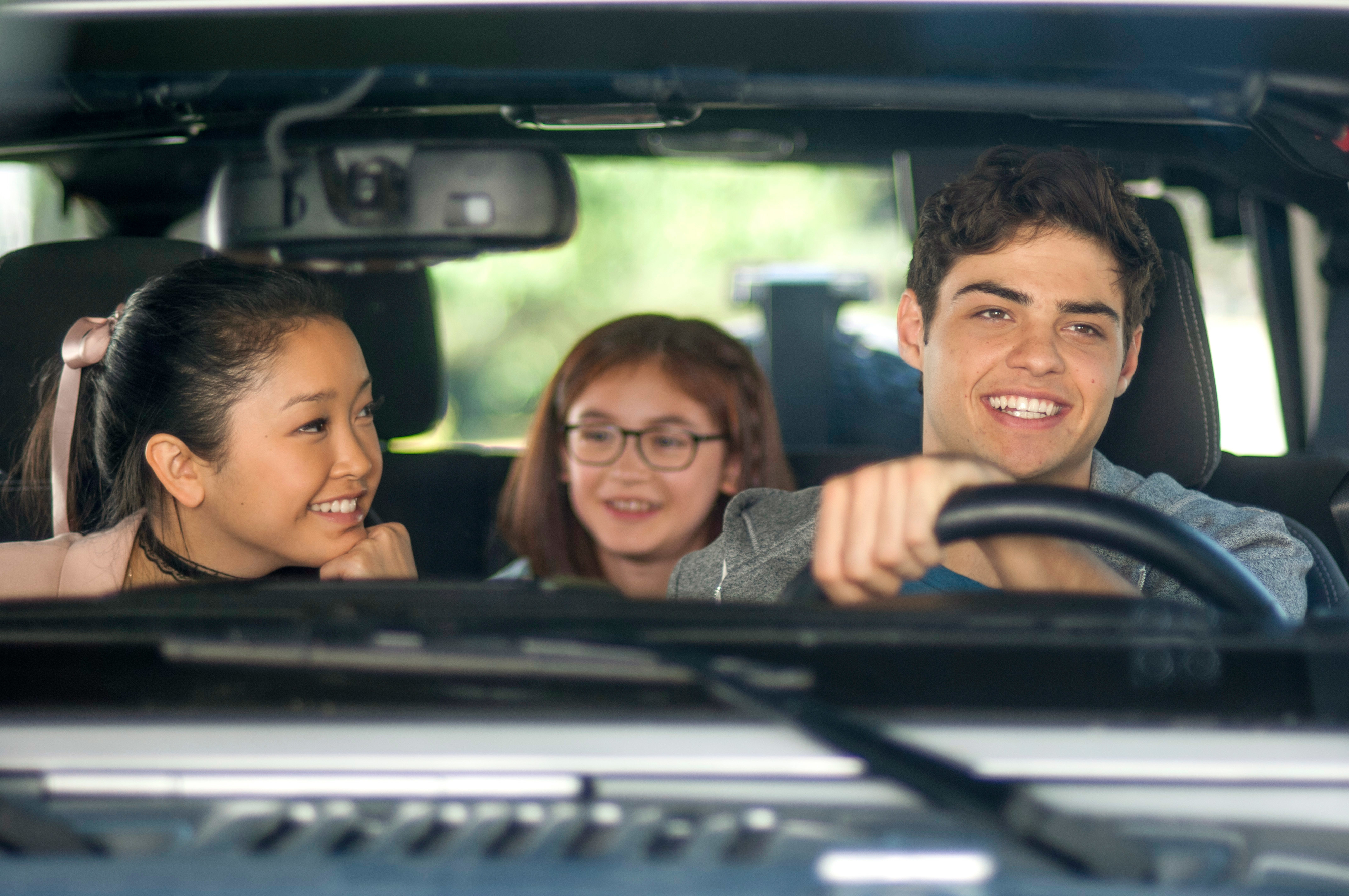 Lana Condor, Anna Cathcart, and Noah Centineo in &quot;To All the Boys I&#x27;ve Loved Before.&quot;