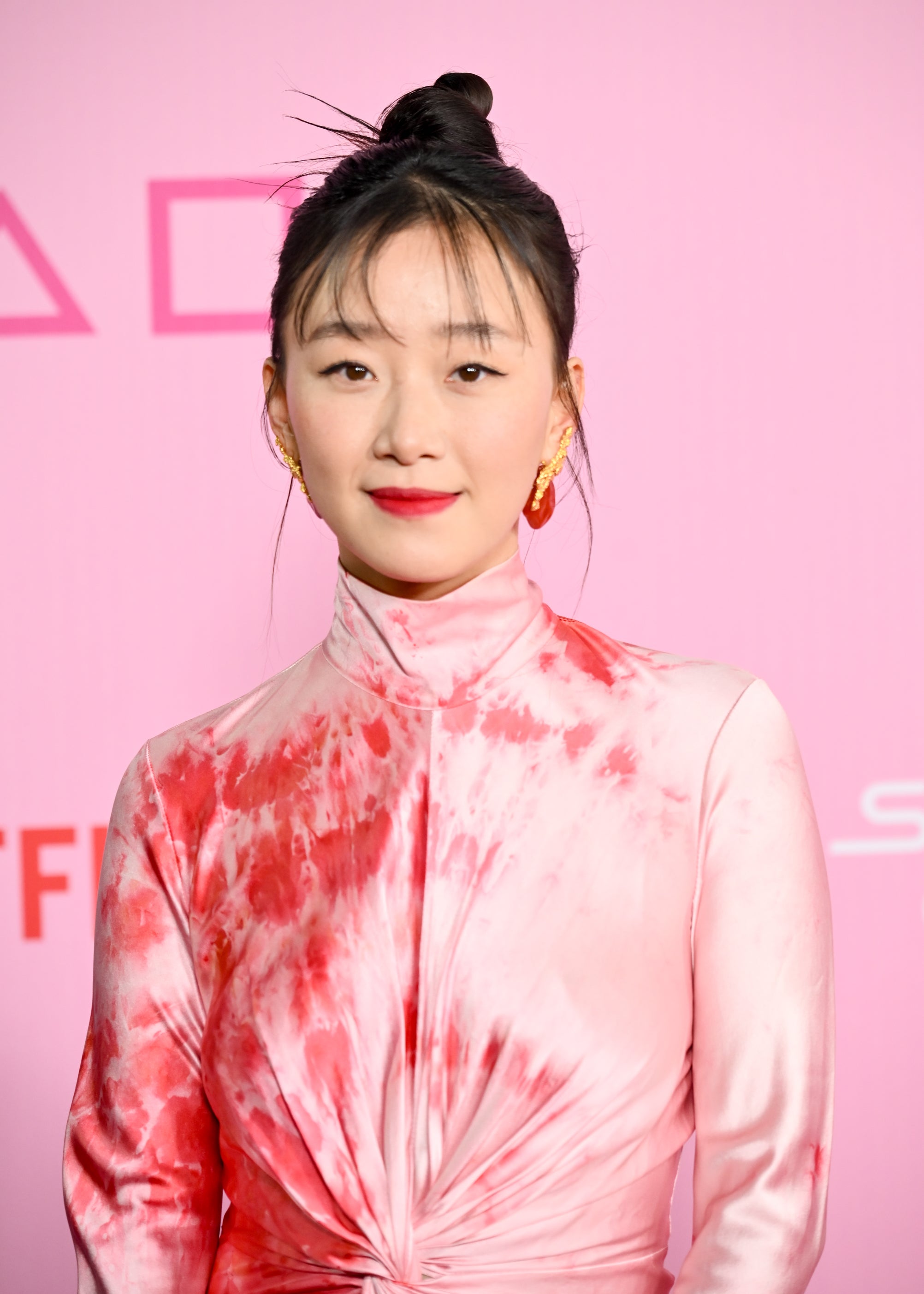 Gia Kim on the red carpet.