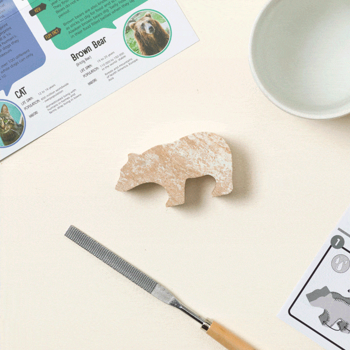 a idiosyncratic   utilizing the soapstone kit
