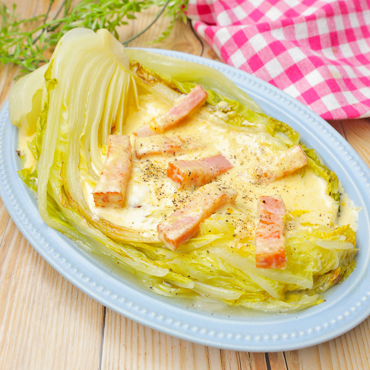 トロトロ白菜のカルボナーラ ほっこり温まるおかずレシピ・作り方｜Tasty