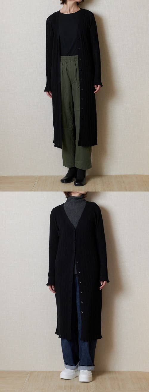 GU値下げ品】羽織るだけでオシャレ…！2990円→1990円の「細見え  