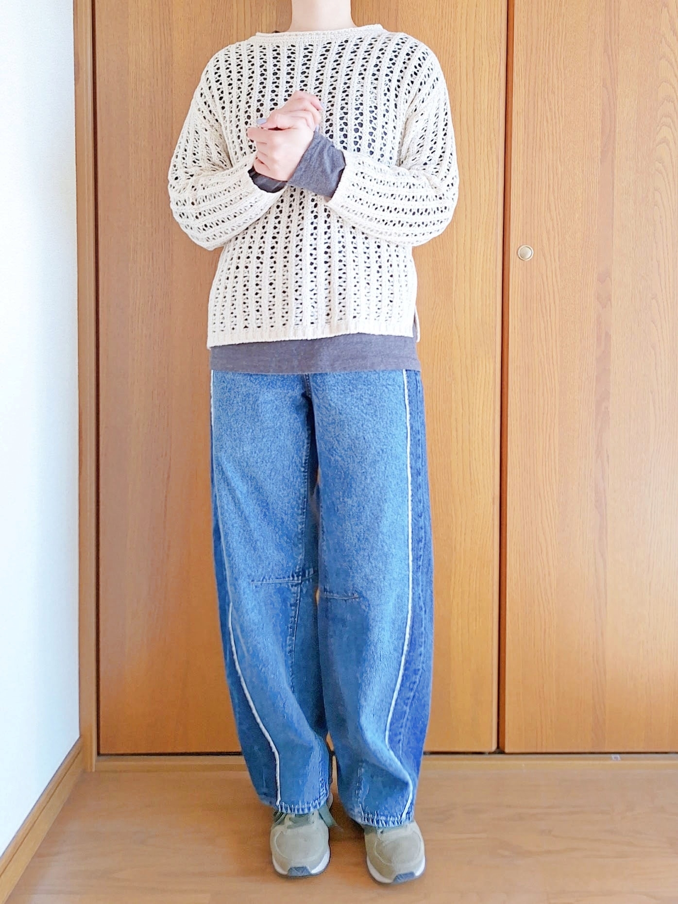 GU「メッシュセーター」