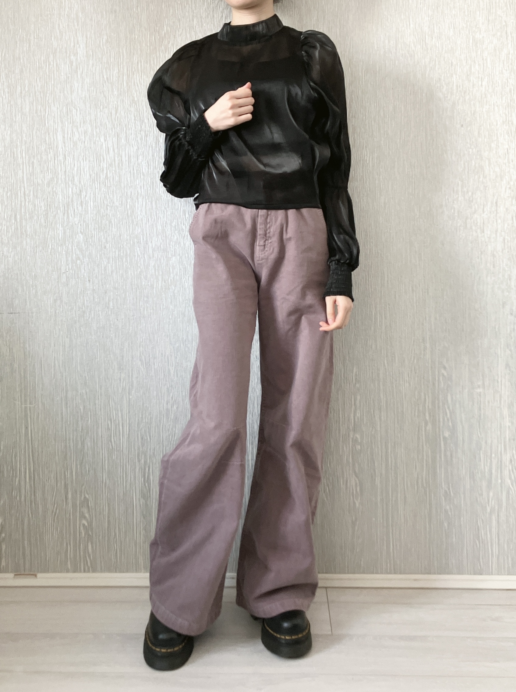TRF HIGH-RISE WIDE-LEG デニムパンツ - ブルー | ZARA Japan / 日本