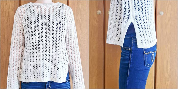 GU「メッシュセーター」