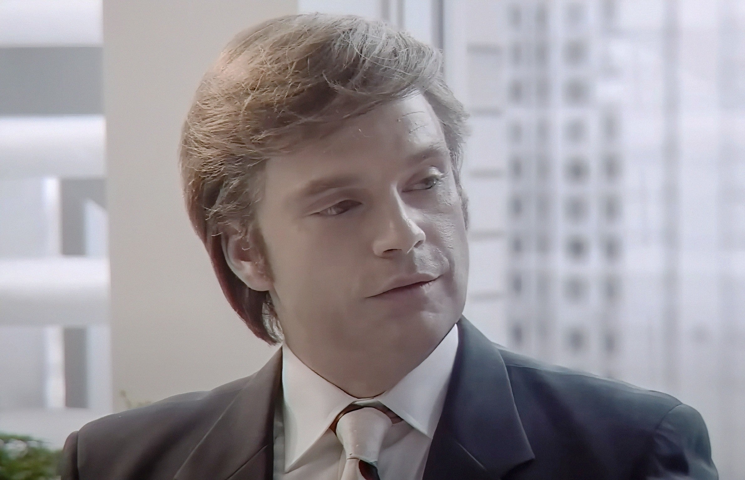 Sebastian Stan in "The Apprentice."