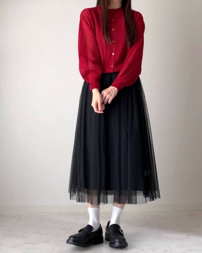 GU「チュールフレアスカートZ+E」