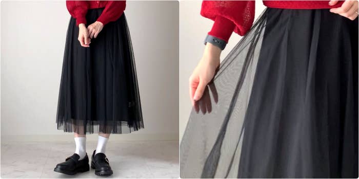 GU「チュールフレアスカートZ+E」