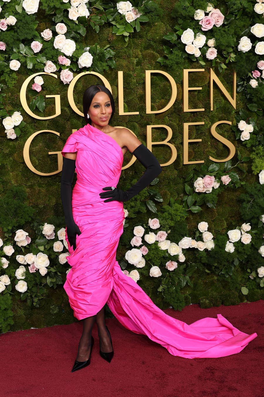 golden globes red dress 2025 Carpet Style elle fanning 2025
