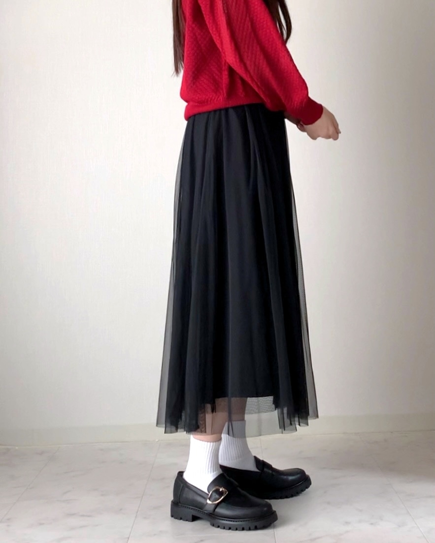 GU「チュールフレアスカートZ+E」