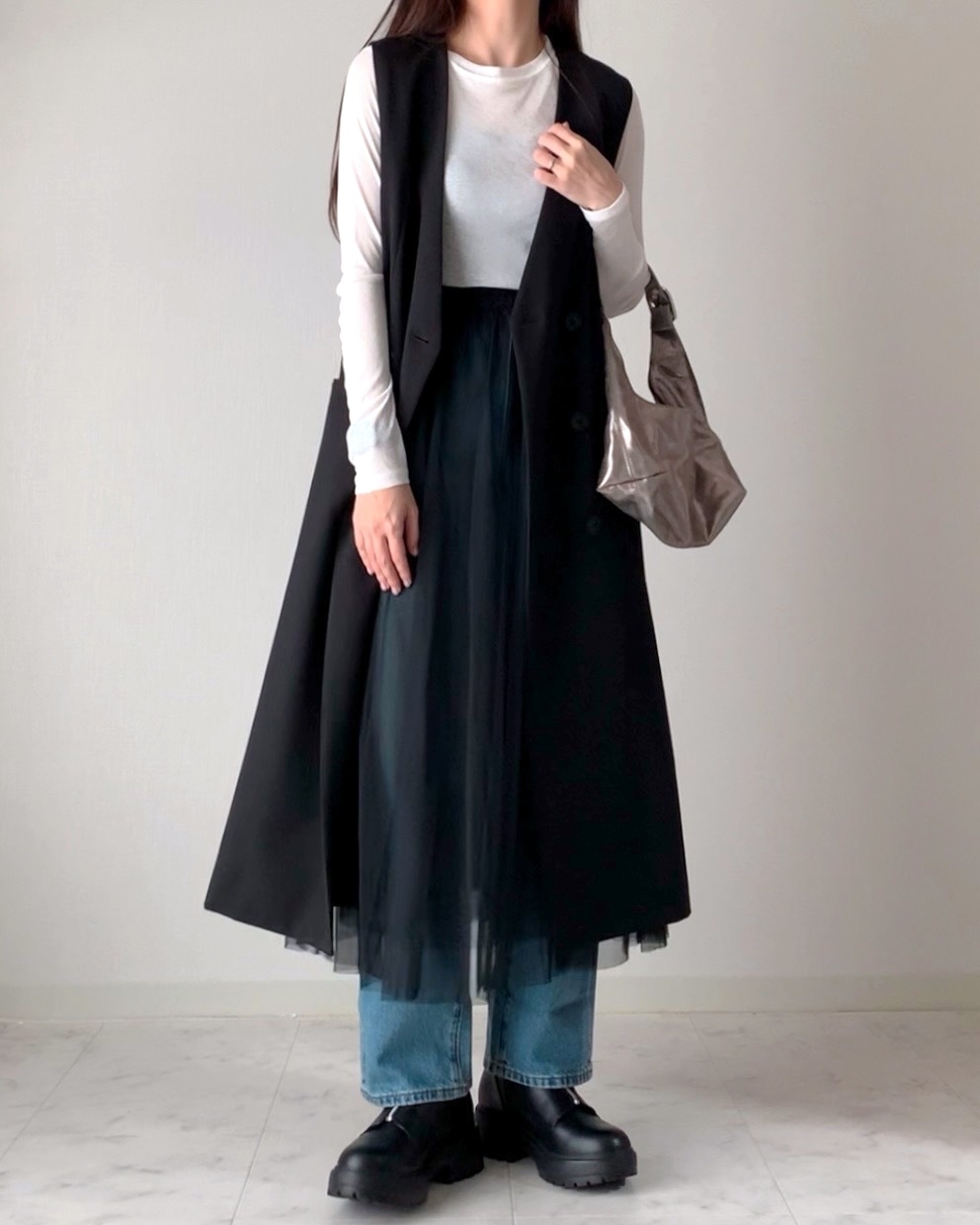 GU「チュールフレアスカートZ+E」