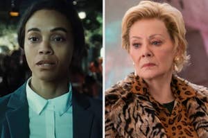 Zoe Saldaña in "Emilia Pérez" and Jean Smart in "Hacks"
