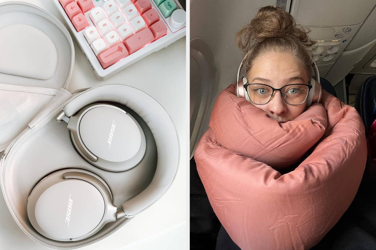 Image for article If You Have Some Long Travel Days Coming Up, These 37 Products Can Help Make Them Less Stressful