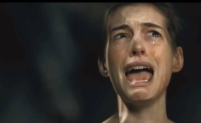 Anne crying with a distressed expression, tears on her face