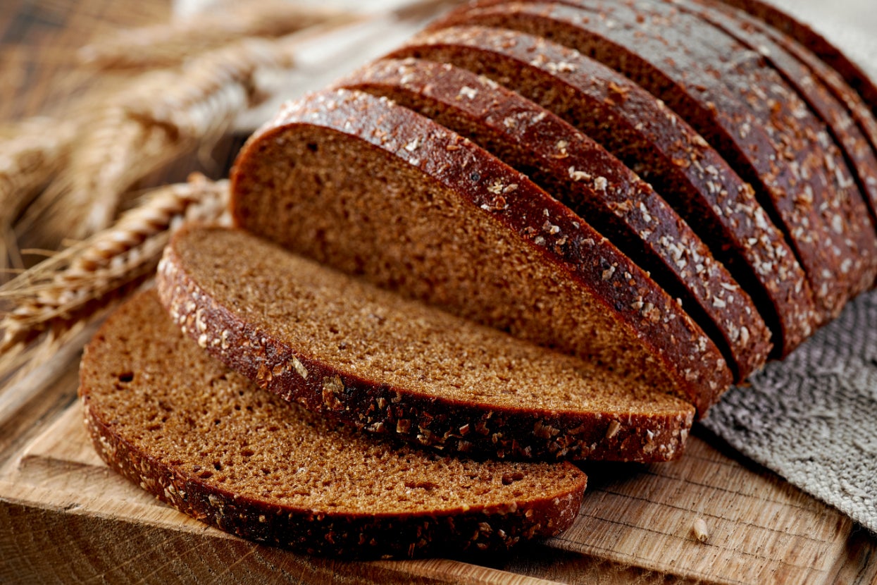 slices of rye bread