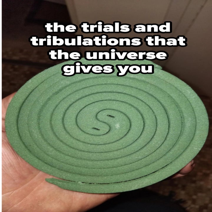 Person carving triangle shape in honeycomb candy; green spiral pattern shown on the right