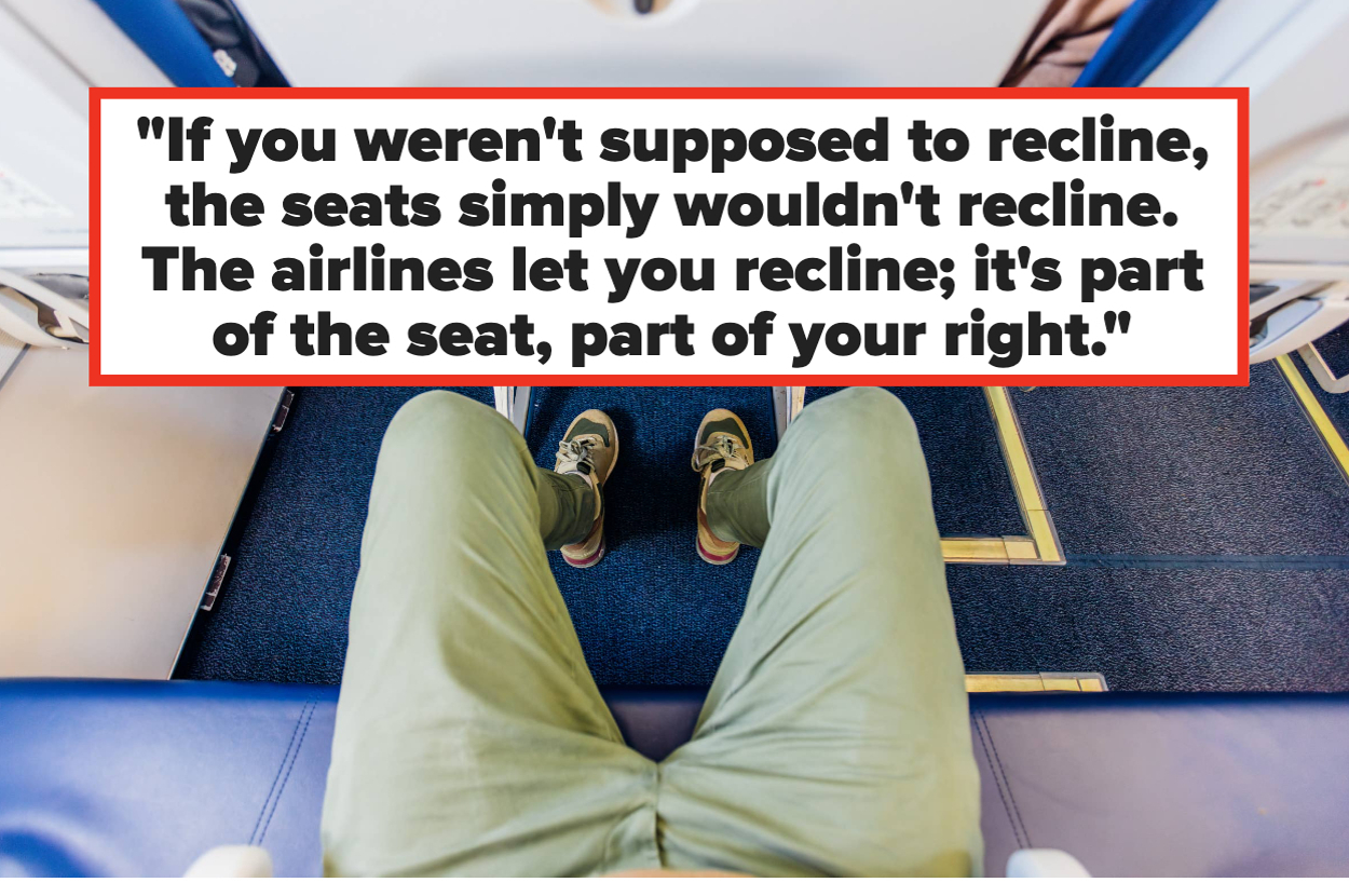 This Person Is Wondering If They’re The A**Hole For Reclining Their Seat On A Long Flight