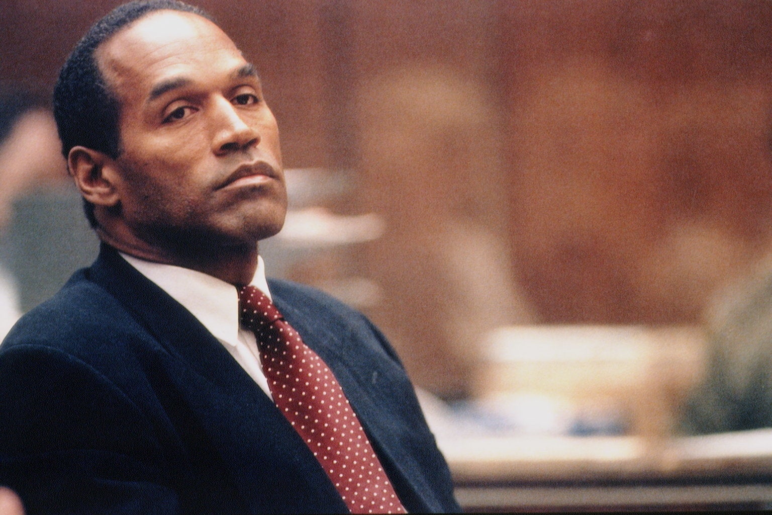 O.J. Simpson in court.
