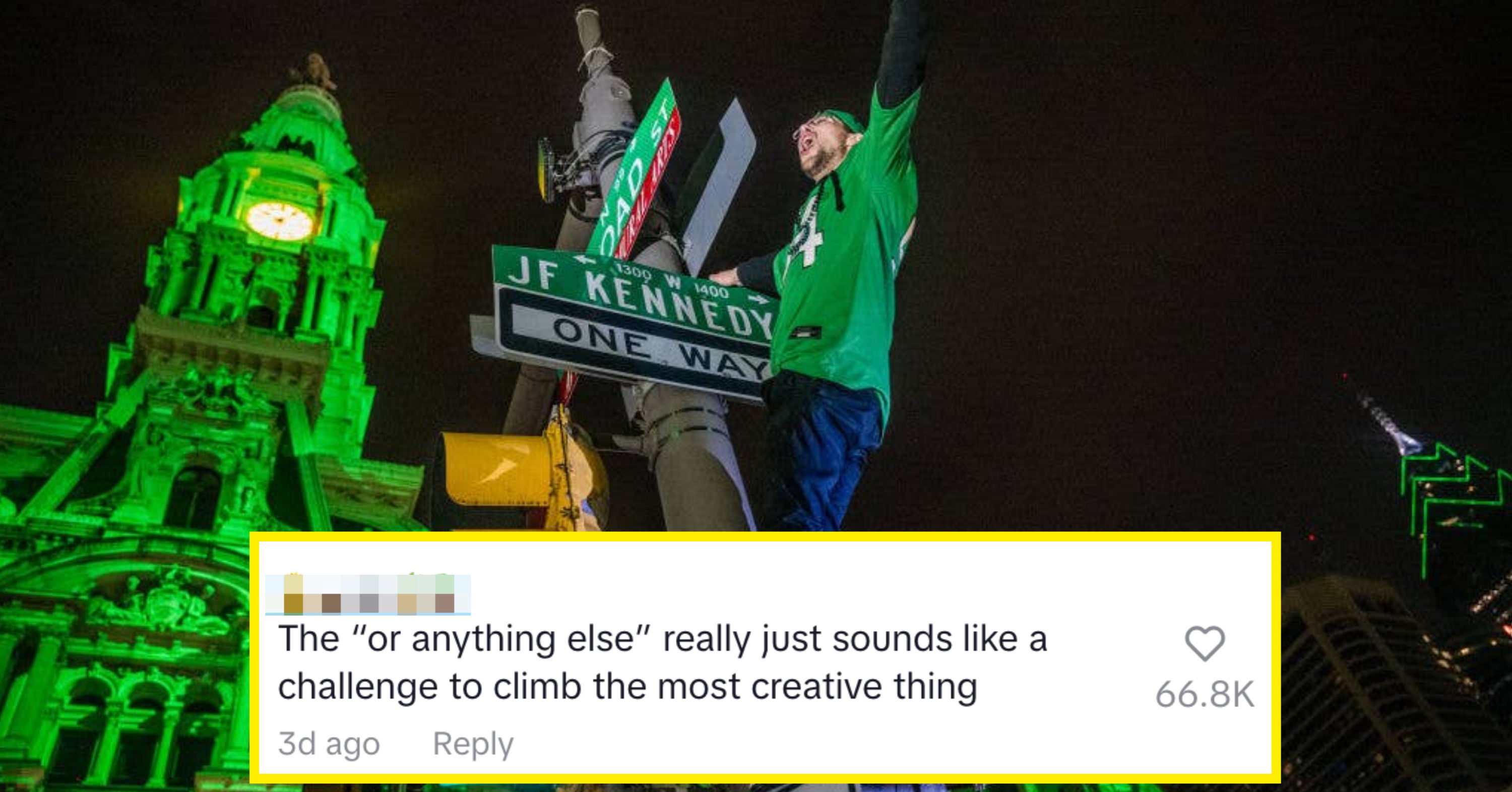 After The Philadelphia Mayor Went Viral For Telling Eagles Fans "Do Not Climb The Light Poles," Here Are 28 Wild Photos Of How They Celebrated Their Super Bowl Victory   www.buzzfeed.com