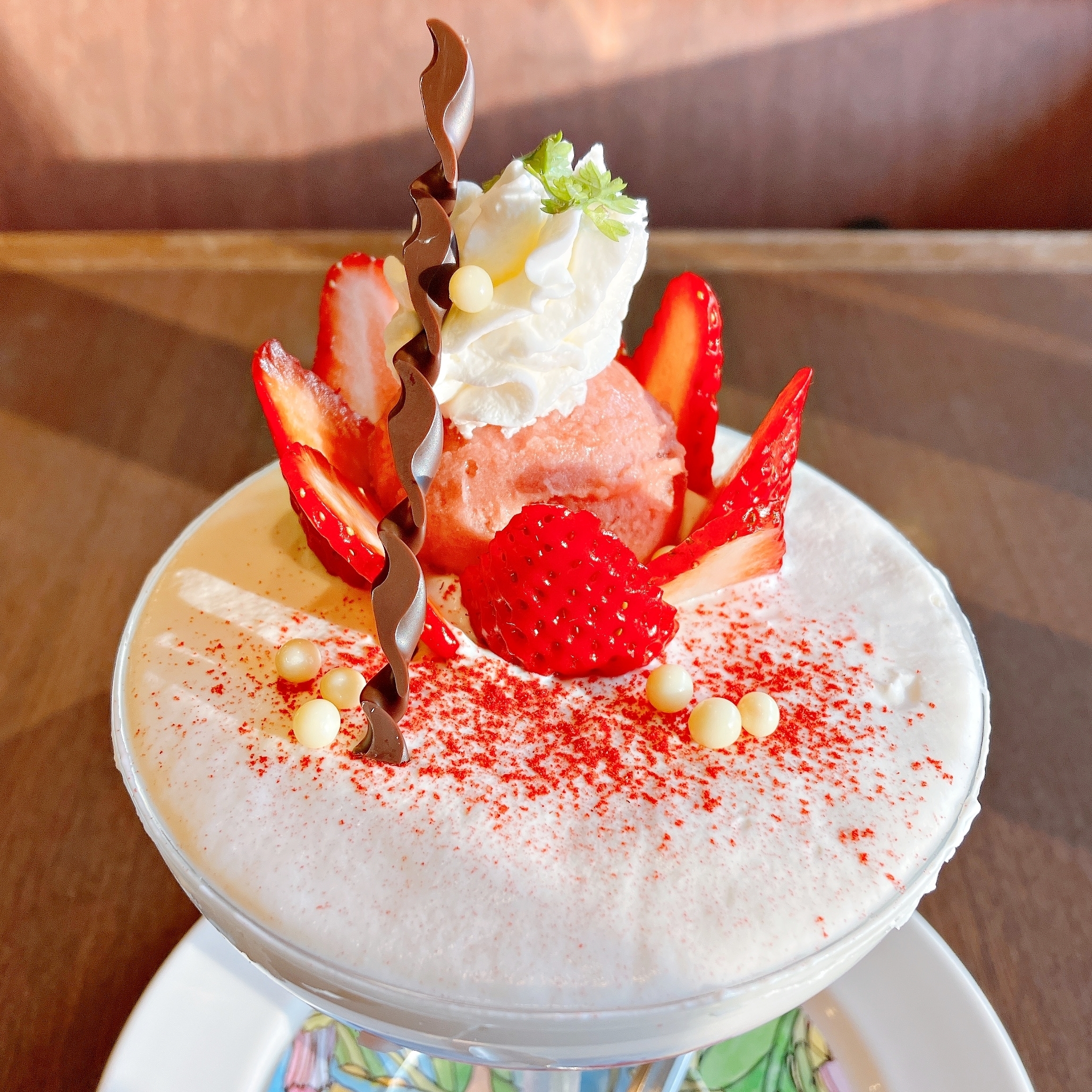 ◇フェイクスイーツ◇華やかローズ♬オーバル型♪苺のショートケーキ