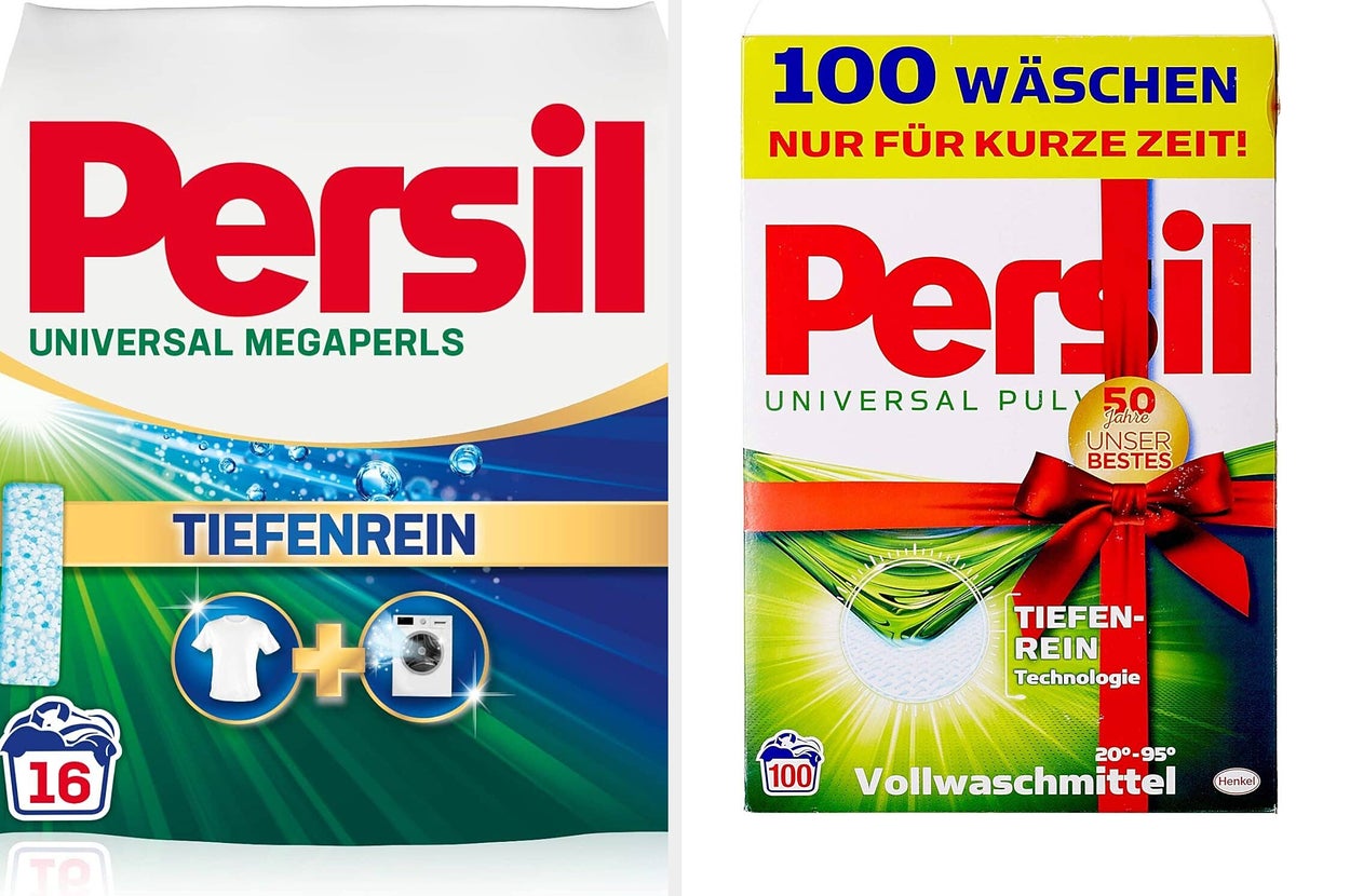 The laundry detergents
