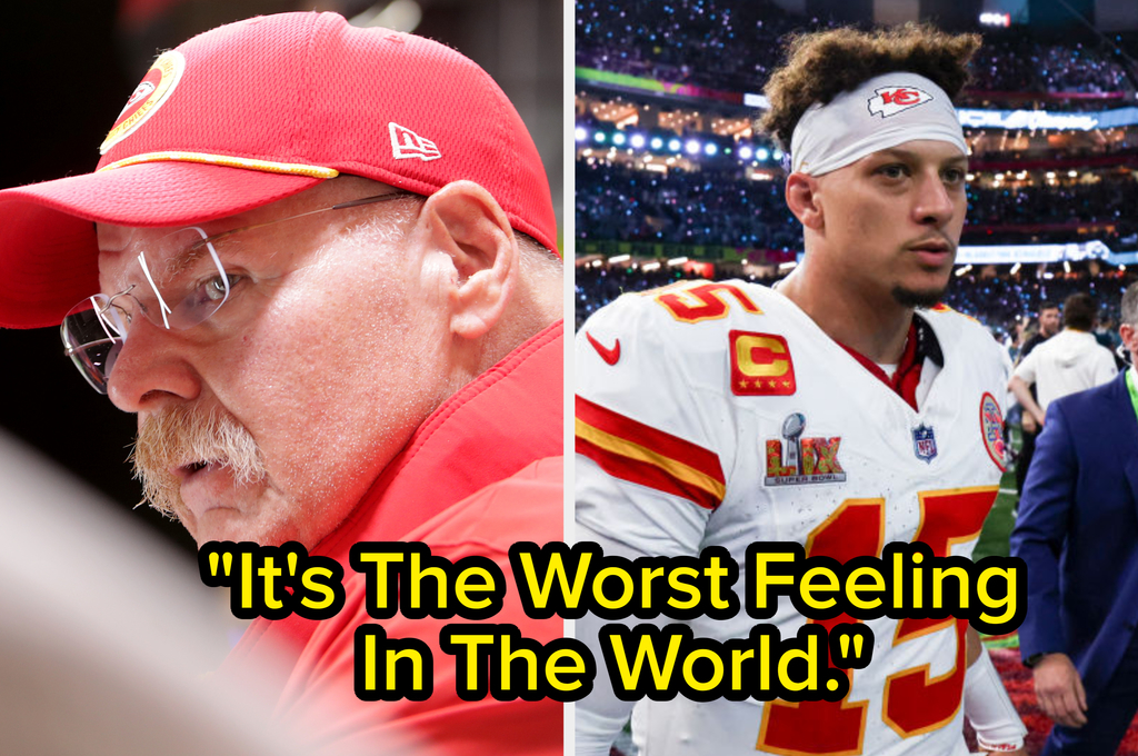 A person wearing a red cap and shirt, with a mustache and glasses, looks intently to the side