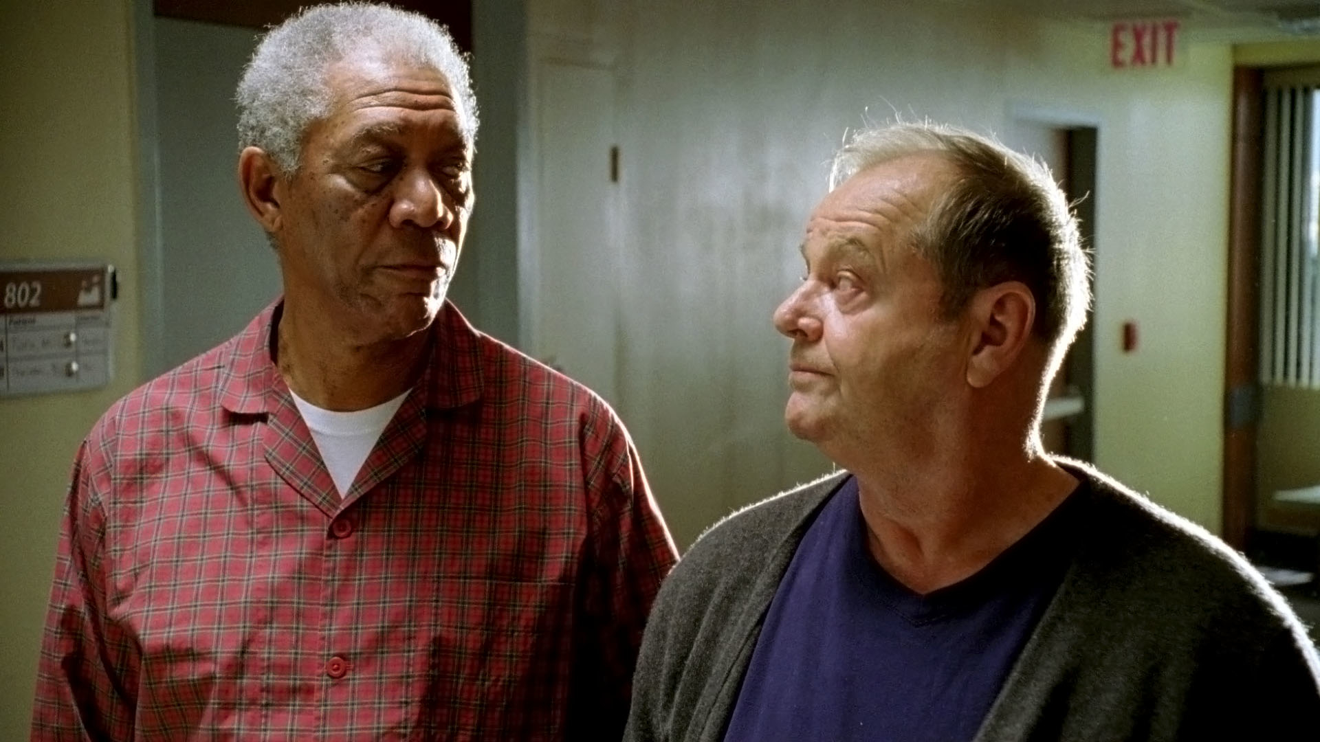 Morgan Freeman og Jack Nicholson i & quot; Bucket List. & Quot;