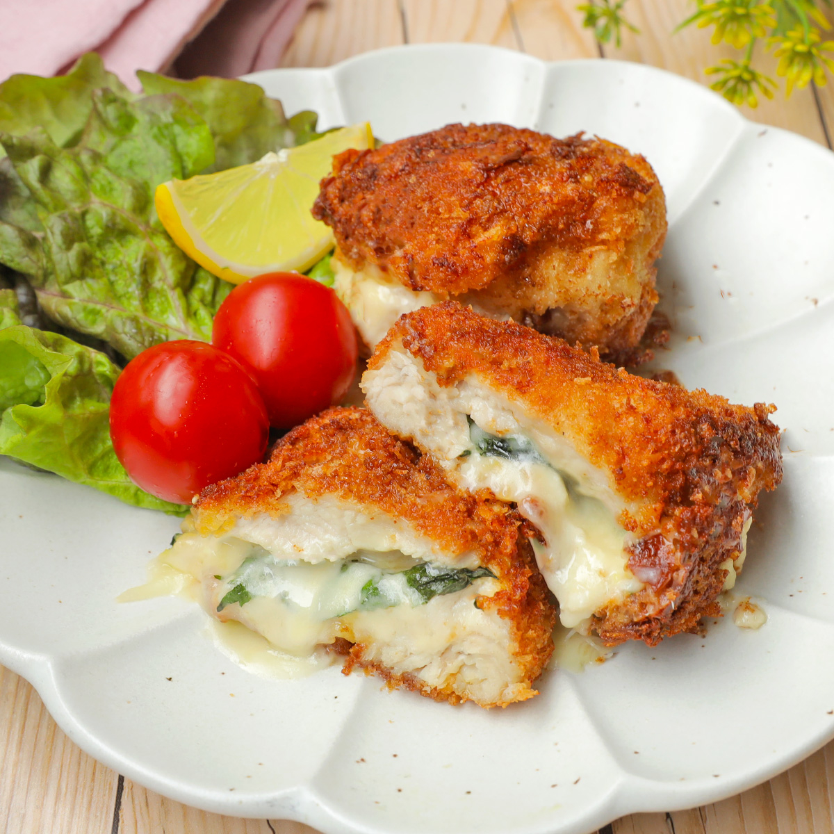 鶏むね肉の「大葉チーズチキンカツ」コスパ最強の簡単おかず