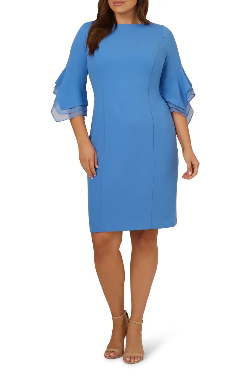 Model wearing the cool water dress