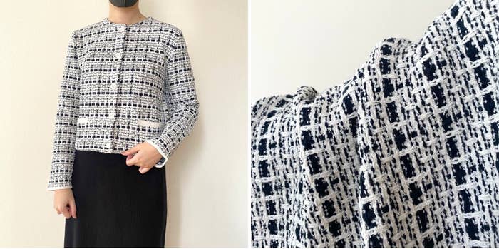 ユニクロの「ニットショートジャケット」